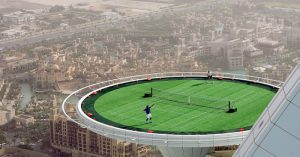 Most unusual sports venues